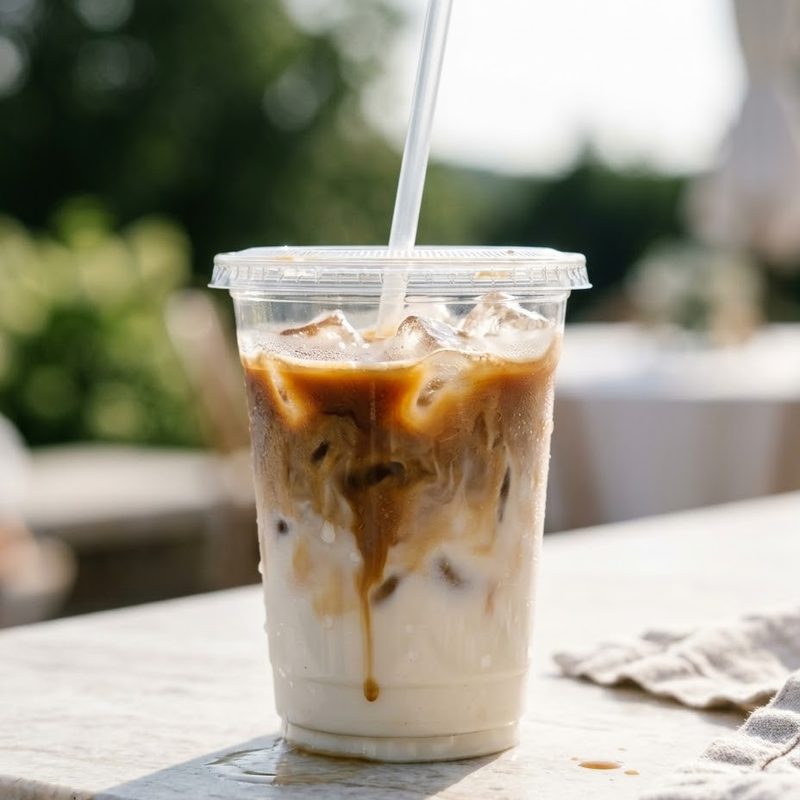 Latte glacé, Image temporaire
